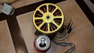 12 FET HQ VESC Controller Running Colossus 120100 Outrunner in FOC