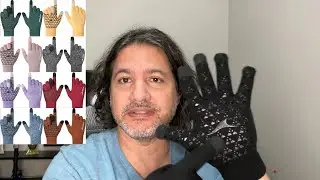 Winter Gloves for Men/Women, Anti-Slip Silicone Gel, Thermal Soft Knit Lining, Achiou