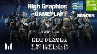WARFACE GT 1030 +INTEL I5-7400+8 GB DDR4 + 1080p GAME PLAY HD