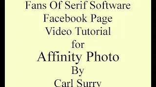 Affinity Photo   Set some Keyboard Shortcuts