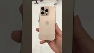 Apple iPhone 16 Pro Desert Titanium Color #iphone16pro #iphone16promax #shorts