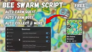 Bee Swarm Simulator Script PASTEBIN | Auto Farm Quest, Auto Farm BOSS | MUCH MORE