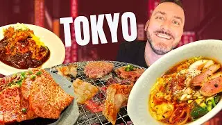 A5 Wagyu Yakiniku + Best DUCK RAMEN In Tokyo, Japan + BUG VENDING MACHINE 🕷