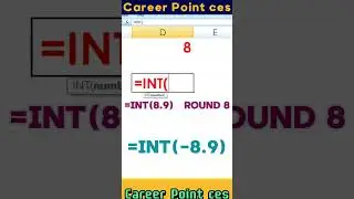Int #Excel #MSExcel #Int #Round #careerpointces #viral #viralvideo #advanceexcel #ExcelTutorial