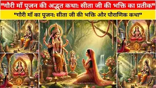 सीता जी के द्वारा गौरी माँ का पूजन | गौरी वंदना | gauri mata ki stuti |#gaurimaakistuti #ramayan