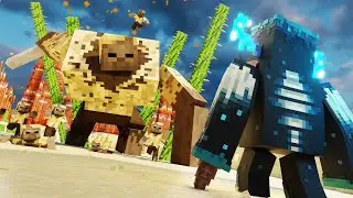 Warden vs Mutant Husk FIGHT - MINECRAFT ANIMATION MOVIE