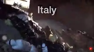 Muertos son botados como basura en Italia Imagenes Sencibles