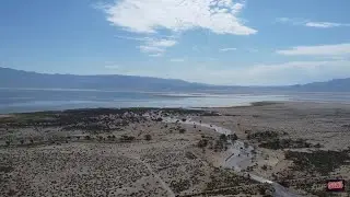Owens Lake reborn as seen from the air