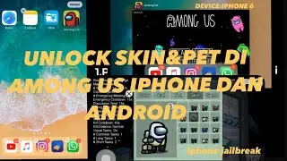 CARA BUKA/UNLOCK SKIN&PET DI AMONG US MENGGUNAKAN HP IPHONE DAN ANDROID