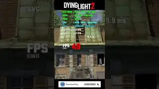 Dying Light 2 : RTX 3050 Benchmark #Shorts