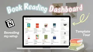 Notion Reading Tracker Dashboard (Organize Your Book List + Reading System Setup)