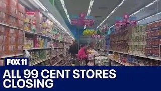 99 Cents Only store shoppers stocking up for last time