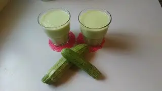 ألذ و أشهى عصير بالقرع الأخضر حيلة رائعة لإطعام الخضر للأطفال بمذاق الافوكادو