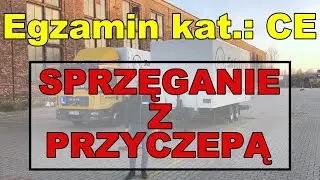 Sprzęganie przyczepy z pojazdem silnikowym.