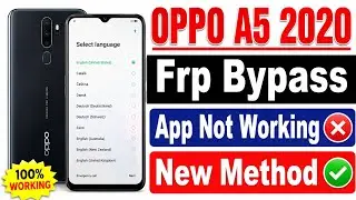 oppo a5 2020 frp bypass / oppo a5 2020 frp bypass talkbacknot working /oppo a5 2020 frp bypass 2026