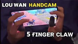 LOU WAN HANDCAM🔥| 5 FINGER CLAW | 100K SPECIAL | PUBG MOBILE LITE