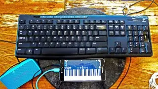 FROM COMPUTER KEYBOARD play PIANO ON FL Studio 🌶 Android App Diy🎹 Midi keyboard||Using otg cable||
