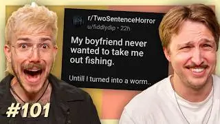 Reading More Bad 2 Sentence Horror Stories | Smosh Mouth 101