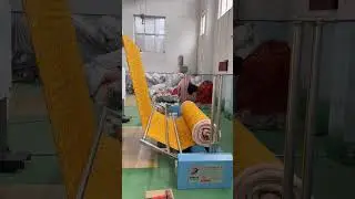 quilt production machine #bedcover