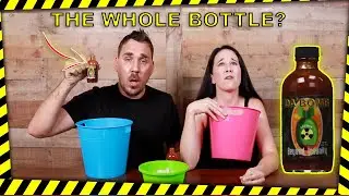Da Bomb Hot Sauce Chug Challenge! - YOU WON'T BELIEVE HOW THIS ENDS...