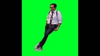 Meme "bentar lagi gue sledding" ( Green screen )