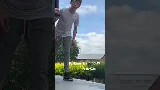 #parkourtraining #parkour - Kyle jumping from roof to roof, training for parkour 21.06.2024