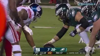 Jason Kelce & Landon Dickerson vs Dexter Lawrence (2022-23 Divisional) | OL vs DL Matchup