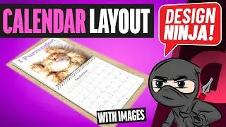 Build a complete calendar layout with images in InDesign