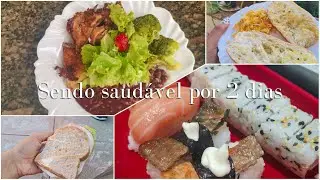 Tentando ter uma alimentação saudável por 2 dias