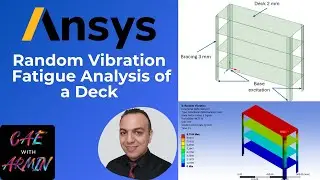 ⚙️ Ansys Tutorial: Random Vibrations Analysis | Stress, Displacement & Fatigue (Sigma Criteria)