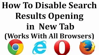 How to Open Google Search Results in Same Tab - TwinklePC