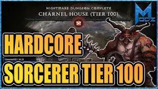 HARDCORE Nightmare Dungeon 100 Chain Lightning Sorcerer Clear