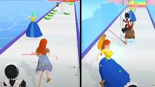 Princess Run 3D in All Levels iOS,Android Gameplay Walkthrough New Update Game Mobile BCLLEDFBBN374