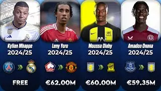 Top summer football transfers 2024 - 2025