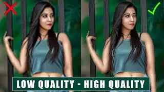 How to improve photo quality | Convert Low resolution image into High Resolution | Save HD Photos