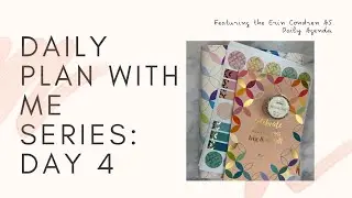 Daily Plan With Me in the new Erin Condren A5 Agenda using MCC Accessories