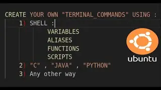 Create you own custom terminal commands in linux based OS | linux 03