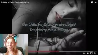 Rammstein - Fruhling In Paris REACTION // ITSYOURGIRL REACTS