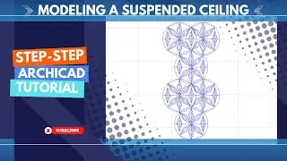I teach star pattern suspended ceiling modeling
