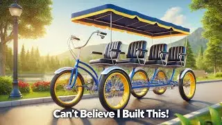 Building the best bike on planet earth | custom four person surrey ebike