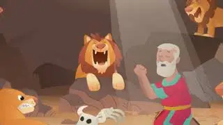 Daniel in the Lion's Den (Animated)