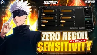 BGMI Zero Recoil Sensitivity 🎯 For All Devices| Bgmi 4.4 Update Sensitivity settings 