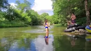 Swimming in the Guadalupe River  ☀️ June 30, 2024