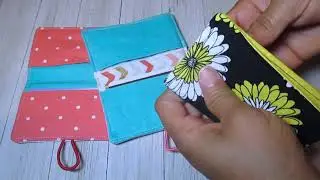 7 minutes Cards holder!!! Sewing Project For Beginners!! | DIY Cards Holder | Fabric Scraps Project