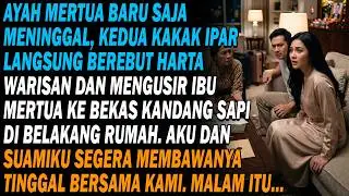 Ayah mertua baru meninggal,dua kakak ipar berebut warisan lalu mengusir ibu mertua.Aku dan suami...😳