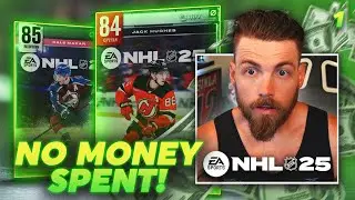 STARTING NO MONEY SPENT IN NHL 25!