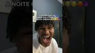 E MAIS UMA VEZ… O DOMINGO A NOITE CHEGOU!!!!!😭😭😭😭 #shorts