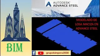 3. MODELADO DE LOSA MACIZA EN EL ADVANCE STEEL.
