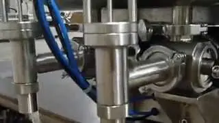 double heads cream filling machcine alchohol drinks pneumatic liquid filler equipment semi automatic