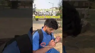 Don’t Take a Drop For NEET UG Before Watching This🤔#neet #aiims #shorts #viral #neetstrategy #mbbs